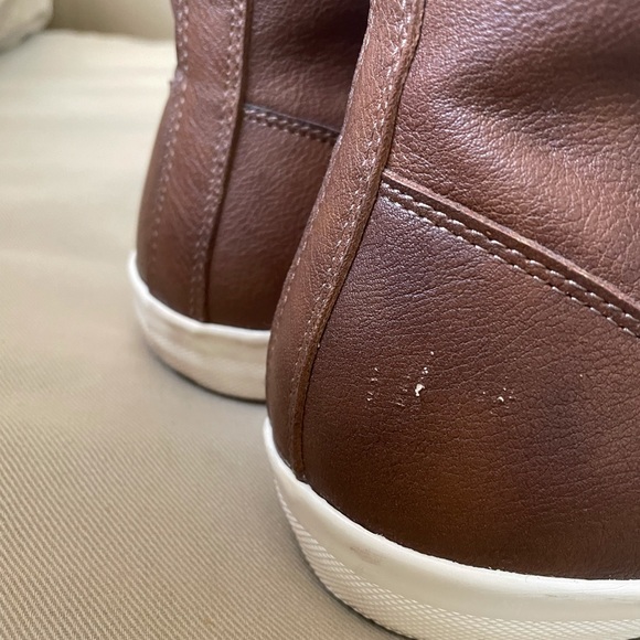 Aldo Brown Shearling Hi-Top Sneakers Size 11 - Picture 9 of 13